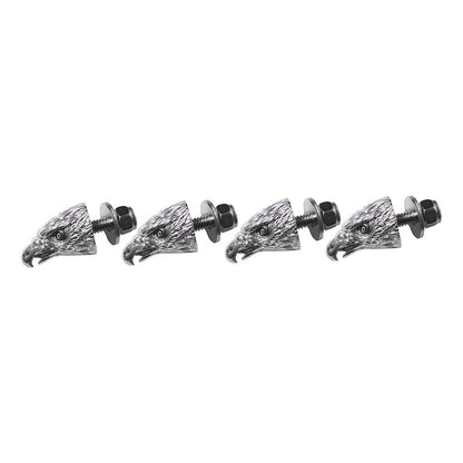 Bike It Chrome Custom Motorcyle Eagle Bolts Pack of 4 BOLEAG BC31140