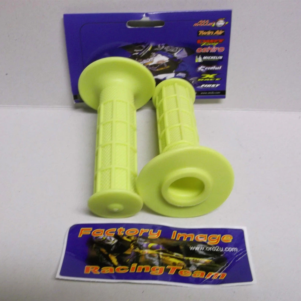 Factory Image Motocross MX Off Road Enduro Yellow Grips Full Waffle BC31387