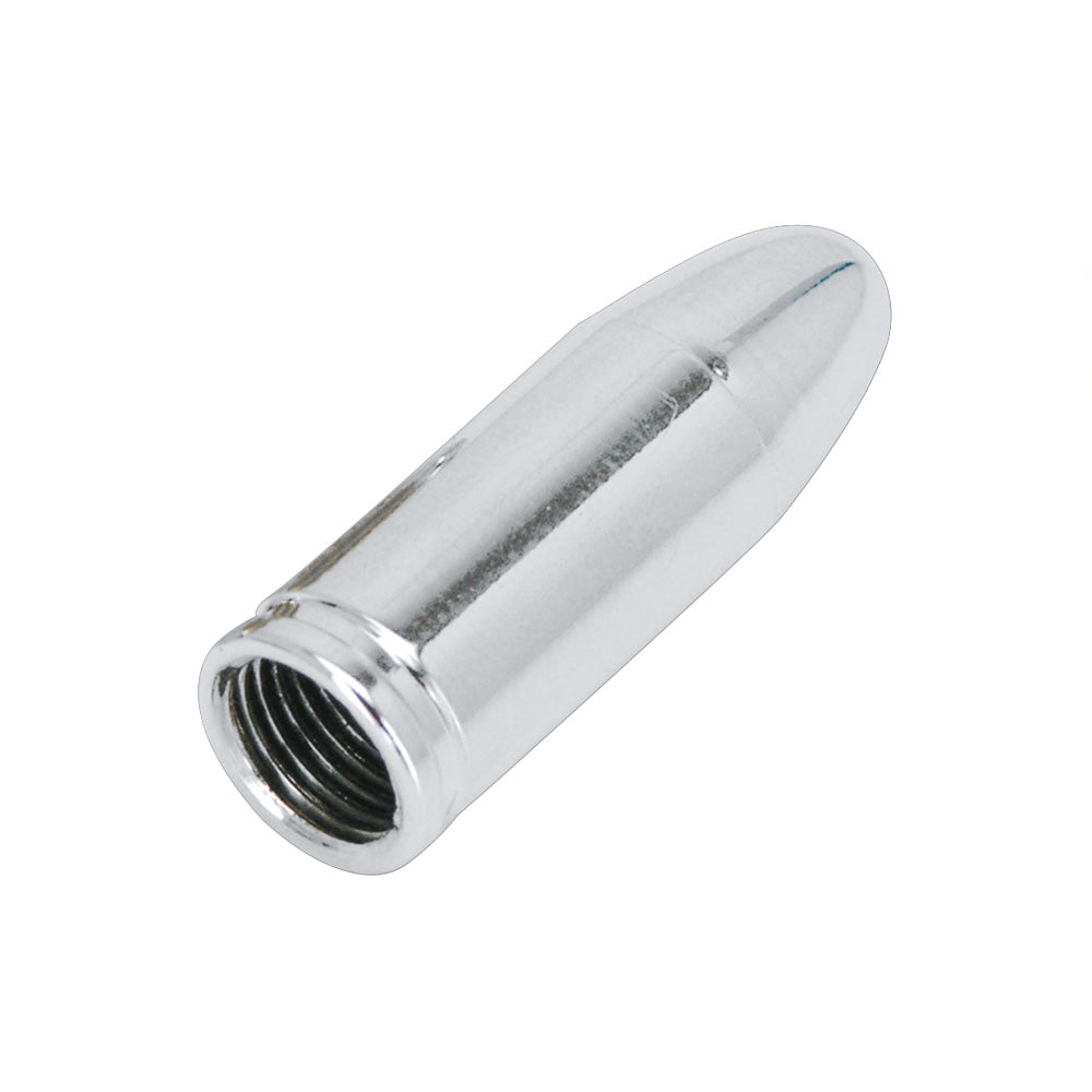Zodiac Chrome Motorcycle Bullet Tyre Valve Stem Cover BC31621