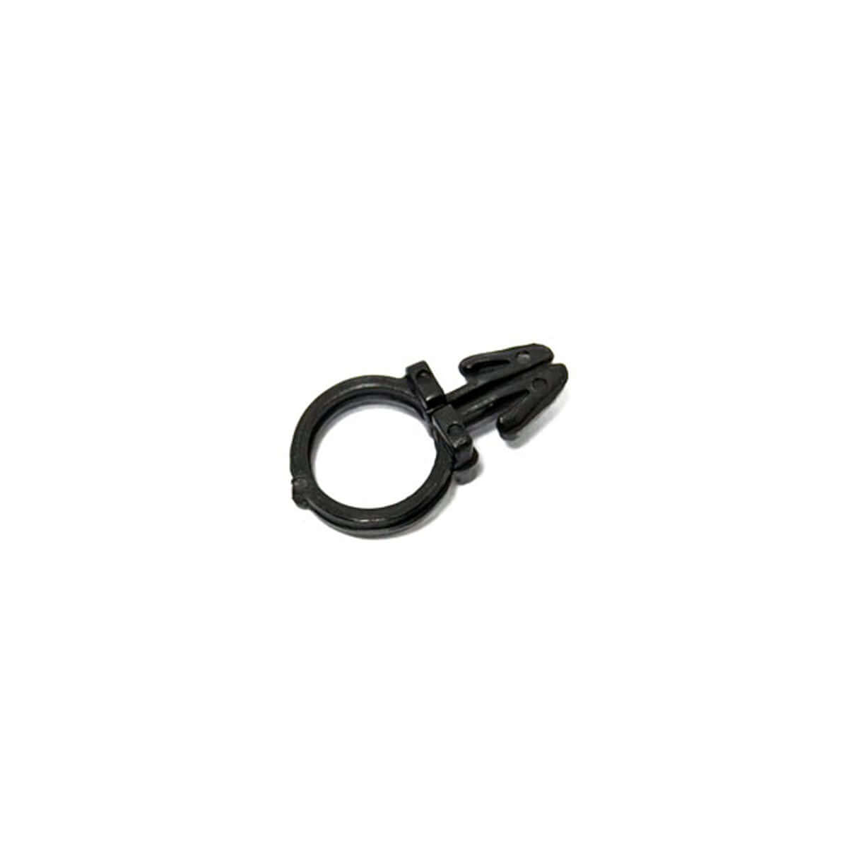 1 Harley Davidson Single Black Handlebar Wire Clip 1/2" Diameter BC38035