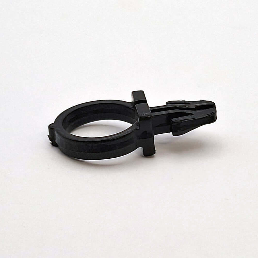 1 Harley Davidson Single Black Handlebar Wire Clip 1/2" Diameter BC38035