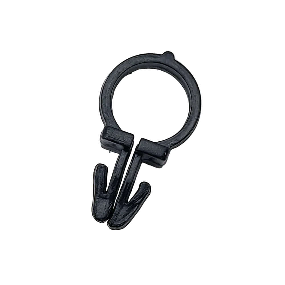 1 Harley Davidson Single Black Handlebar Wire Clip 1/2" Diameter BC38035