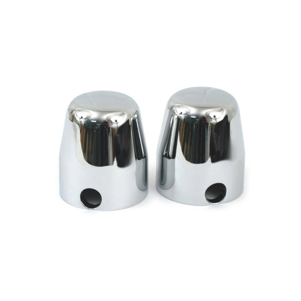 Harley Davidson Rear Axle Nut Cap Kit, Chrome, High Caps. 89-07 Softail BC39793