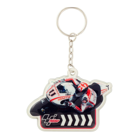 Printed PVC Motorcycle MotoGP Key Ring Fob Spies 11 MGPKEY103 BC39886