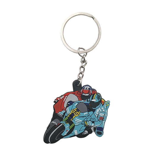 MotoGP Key Ring Fob Loris Capirossi #65 Suzuki Rizla MGPKEY54