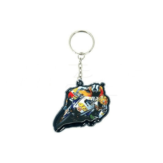 Printed PVC MotoGP Key Ring Fob Valentino Rossi 46 MGPKEY64