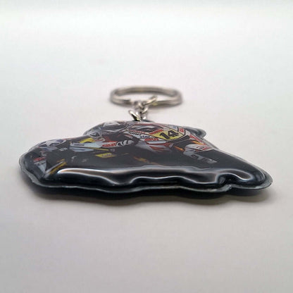 Printed PVC MotoGP Key Ring Fob Randy Depuniet #14 MGPKEY70
