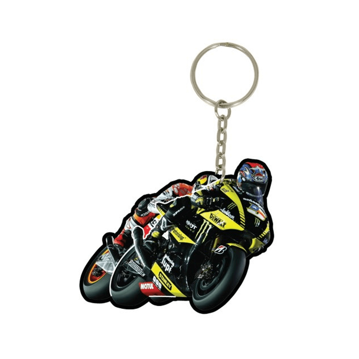 Printed PVC MotoGP Key Ring Fob Colin Edwards #5 Monster Yamaha Tech 3 MGPKEY74