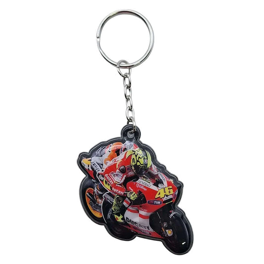Printed PVC MotoGP Key Ring Fob Rossi 46 Tuck MGPKEY78
