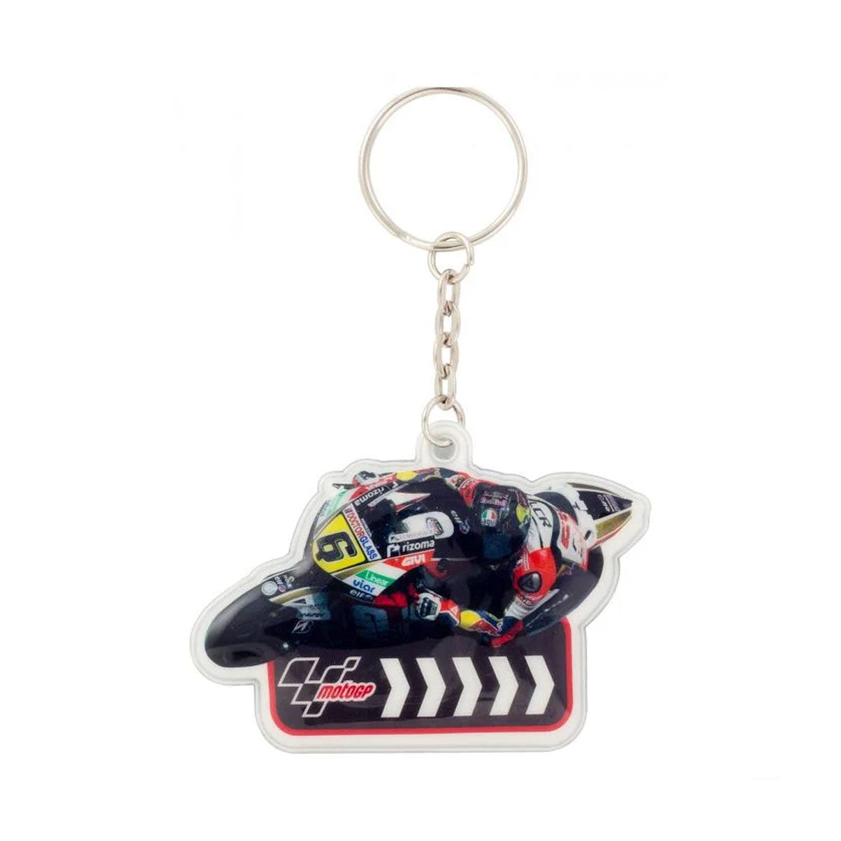 Printed PVC MotoGP Key Ring Fob Bradl 6 MGPKEY97