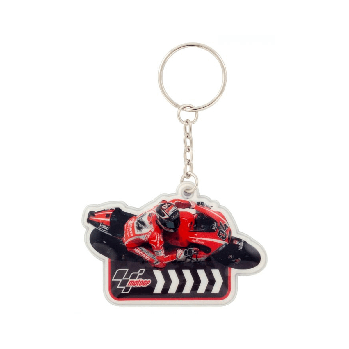 Printed PVC MotoGP Key Ring Fob Dovizioso 04 MGPKEY99