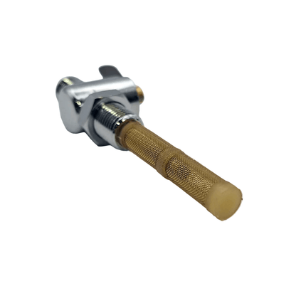 Classic British Motorcycle Petrol Tap Chrome flat lever with filter (Main) BC39977