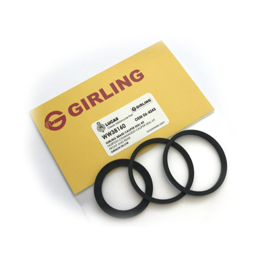 Genuine Girling Norton Commando Caliper Seal Kit (3 Seals) BC39980