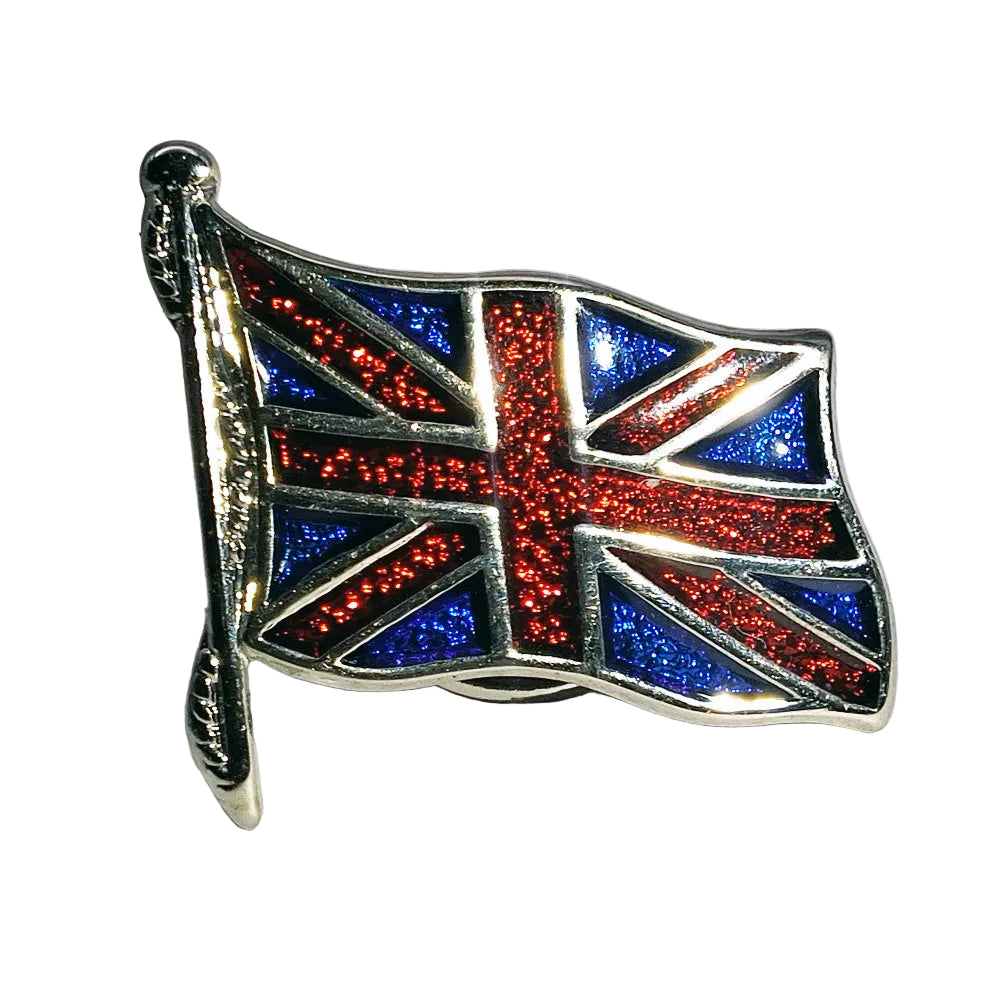 Motorcycle Gift Enamel Geniune Gomm Pin Badge Union Jack BC40118