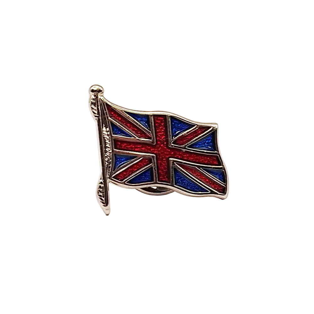 Motorcycle Gift Enamel Geniune Gomm Pin Badge Union Jack BC40118