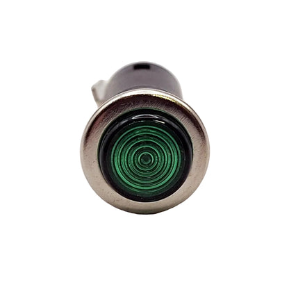 Genuine Lucas Classic Headlamp Warning Light, Green (Round Type) BC40947