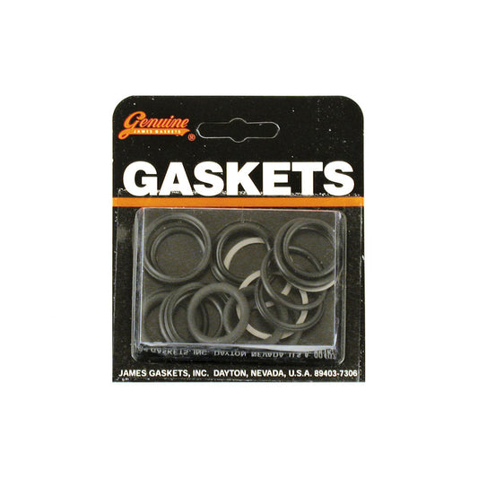 James, Harley Davidson Pushrod Cover Seal Kit. 84-99 BT; 86-90 XL BC42564
