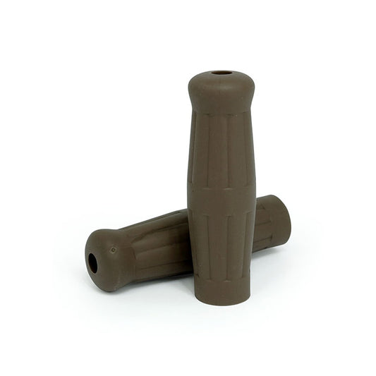 Harley Davidson Vintage Style 1" Grips Coffee Brown 74-24 H-D BC43759