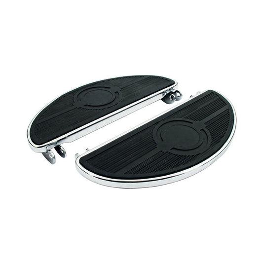 Harley Davidson Oval Floorboards. Chrome 40-84 FL, FLH; 40-51 WL 750cc Flatheads BC43835