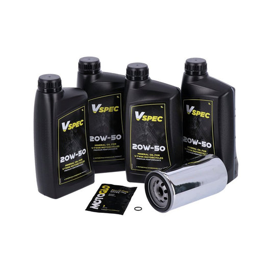 MCS, Harley Davidson Engine Oil Service Kit. 20W50 Mineral BC43871