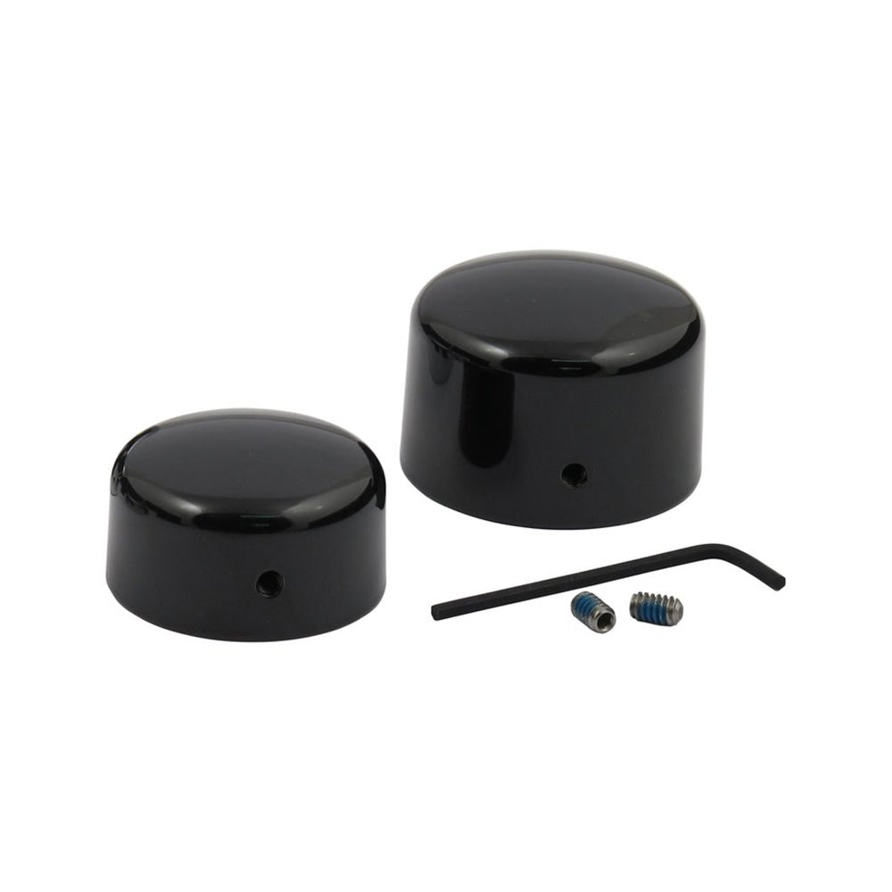 Harley Davidson Rear Axle Nut Cap Kit. Black. 08-25 Softail; 08-17 Dyna BC43873