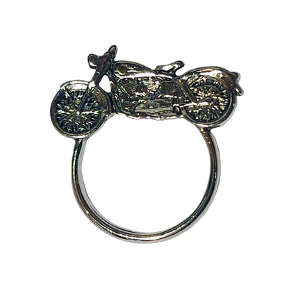 1 Biker Sunglass Holder Motorcycle Pin Badge Silver & Black BC43905