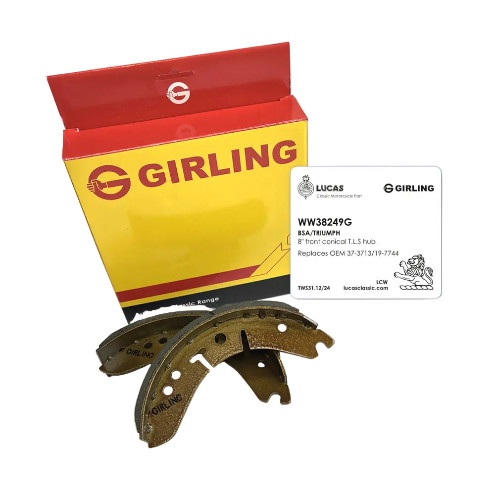 Girling Front Brake Shoes BSA & Triumph (1971-1972) BC43927