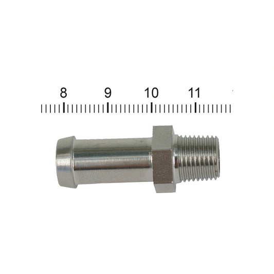 Streethogs, Harley Davidson Oil Line Fitting, Straight. Stainless. FL, FX, FXST, BT, XL BC43947