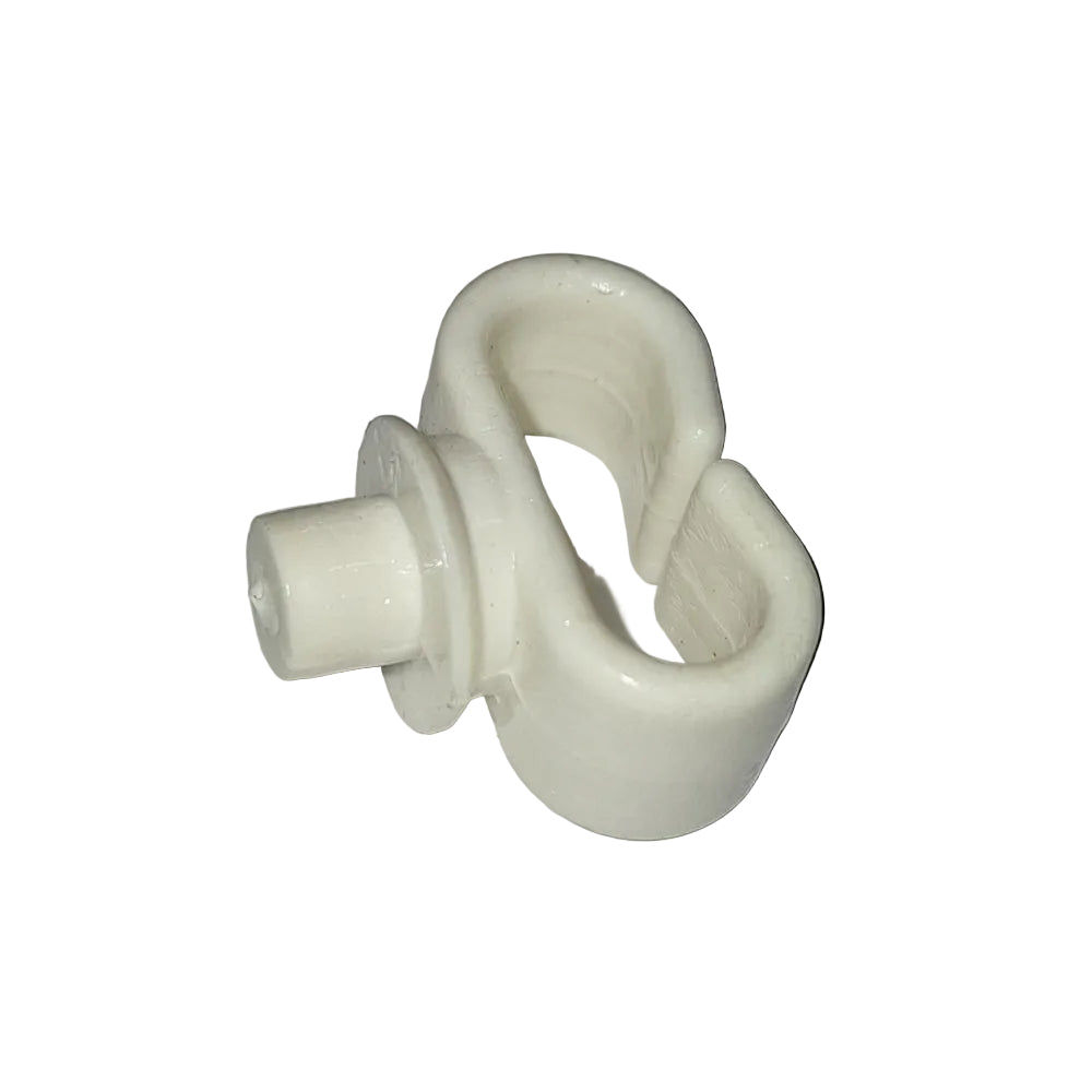 Triumph & BSA Front Brake Cable Holder (Split Type - White) BC44013
