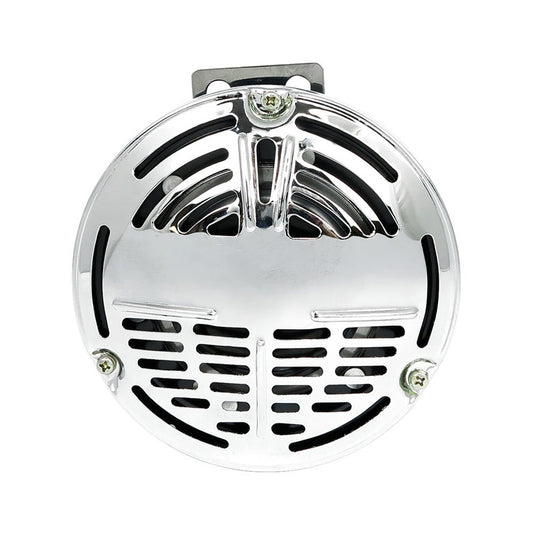 Harley Davidson OEM Style 5-1/2" Springer Horn. Chrome. 12-Volt BC44031