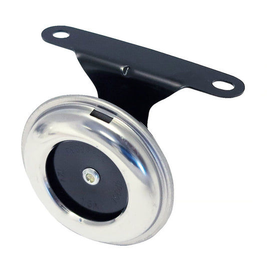 Chris Products, Harley Davidson 2-1/2" Custom Horn. 12-Volt. Black / Zinc BC44048