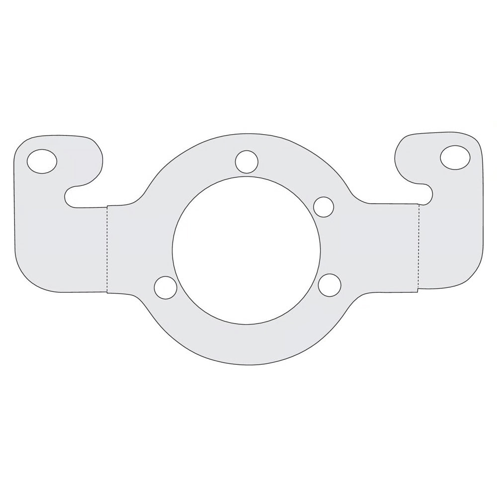 Harley Davidson Air Cleaner Adapter Bracket. Chrome. 84-89 Evo Big Twin BC44058