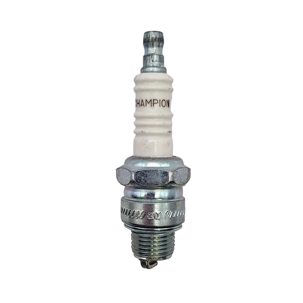 Champion spark plug on a white background