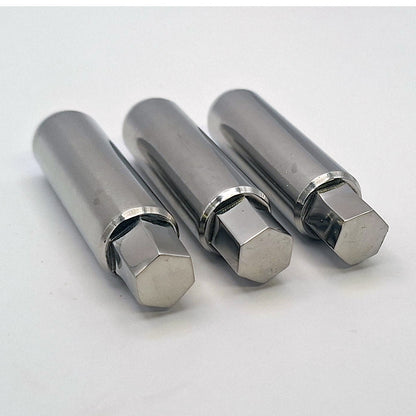 Set of 3 Stainless Steel Norton Rear Brake Drum Sleeve Nuts (26tpi BSC/CEI) BC44287