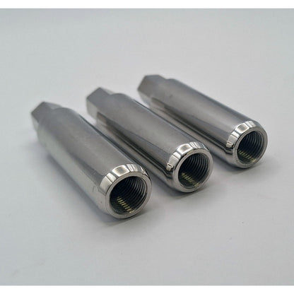 Set of 3 Stainless Steel Norton Rear Brake Drum Sleeve Nuts (26tpi BSC/CEI) BC44287