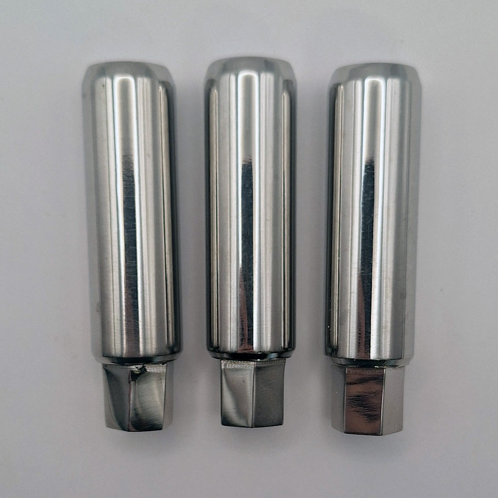 Set of 3 Stainless Steel Norton Rear Brake Drum Sleeve Nuts (26tpi BSC/CEI) BC44287