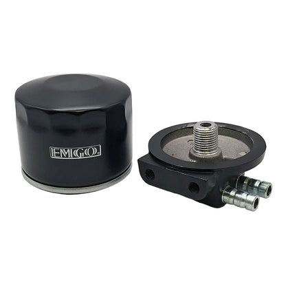 Norton Commando Emgo Oil Filter Mounting Block Kit BC44375