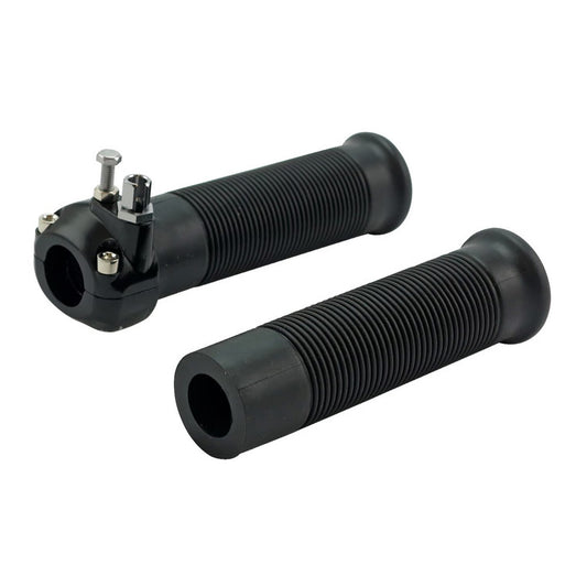 Universal Single Cable Metal Throttle Assembly for 7/8" Handlebars, Black BC44445