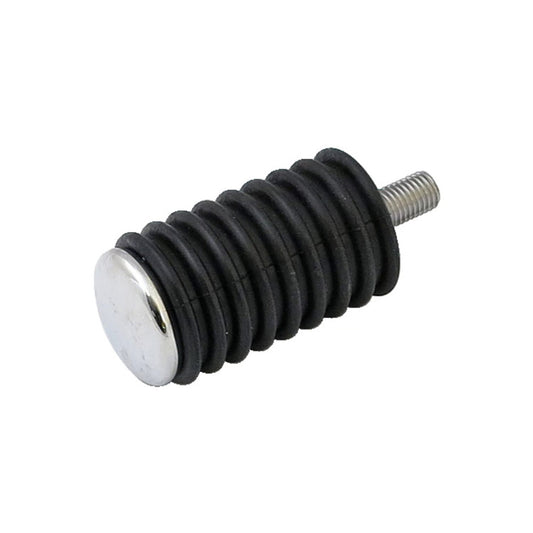 Harley Davidson Shifter Peg, With Chrome End Cap. Black Rubber. BC44468