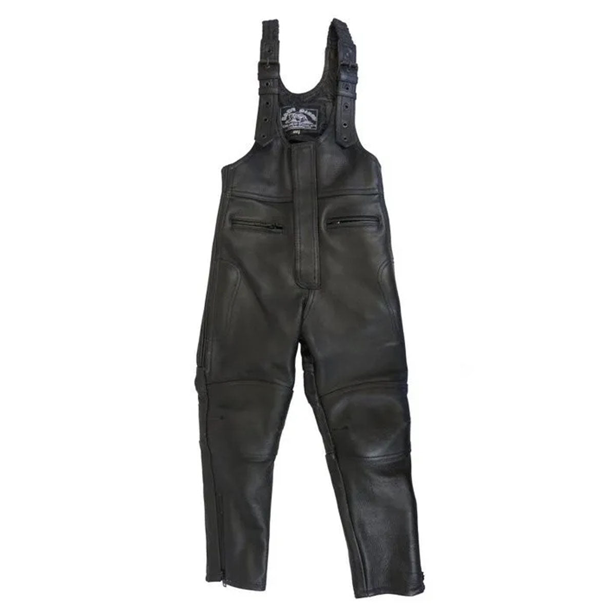 Baby Biker Childrens Kids Motorcycle Bib n Brace Leather Trousers