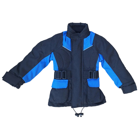 Baby Biker GR8 Toddler & Kids Motorcycle Jacket Black / Blue