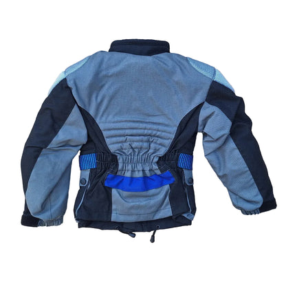 Baby Biker MB Kids Childrens Toddler Motorcycle Textile Jacket Blue