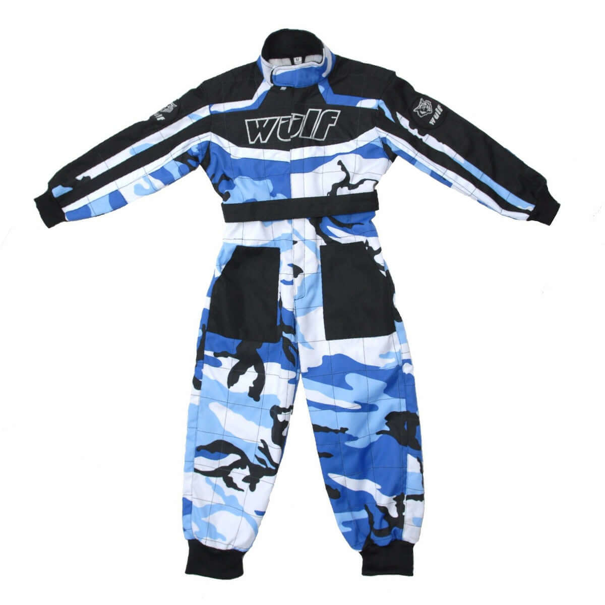 Combinaison De Motocross Pour Enfants Zorax Noir Taille L (9-10 Ans) - Confortable, Durable, Pour Quad, Dirt, Karting