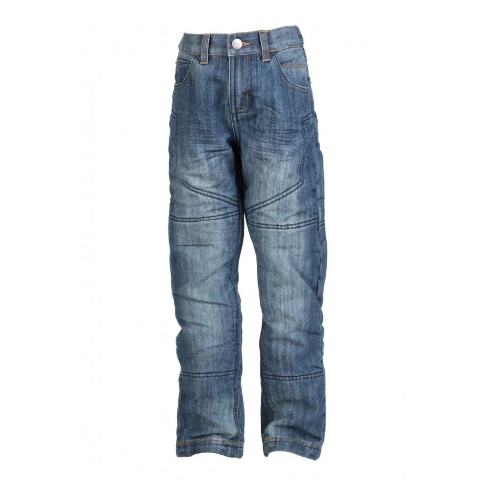 Bull-It SR4 Ice Blue Childrens Kids Motorcycle COVEC Jeans Water Resistant