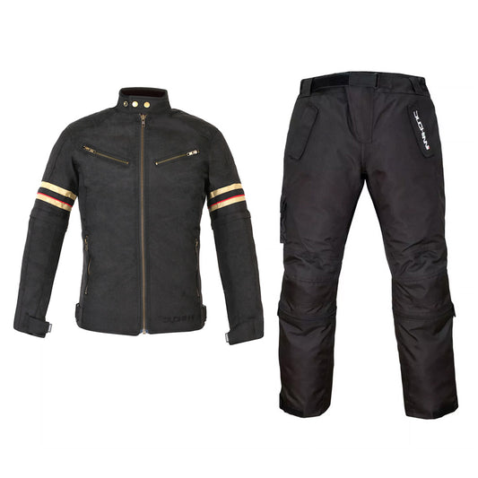 Duchinni Kids Textile Motorcycle Michigan Jacket & Imola Trousers Bundle Kit