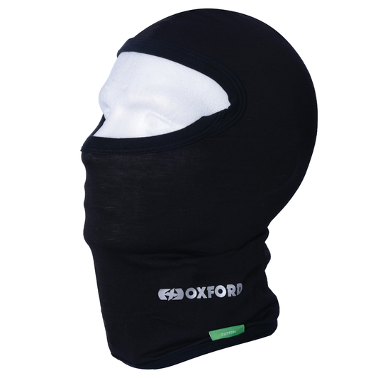 Oxford Motorcycle Comfortable Stretch Cotton Balaclava Black CA001