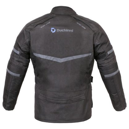 Duchinni Kids Youth Motorcycle Textile Black CE Cruiser Jacket