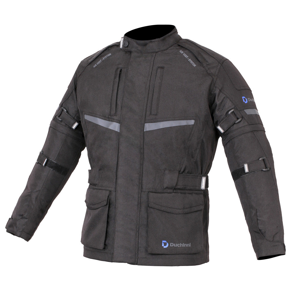 Duchinni Kids Youth Motorcycle Textile Black CE Cruiser Jacket