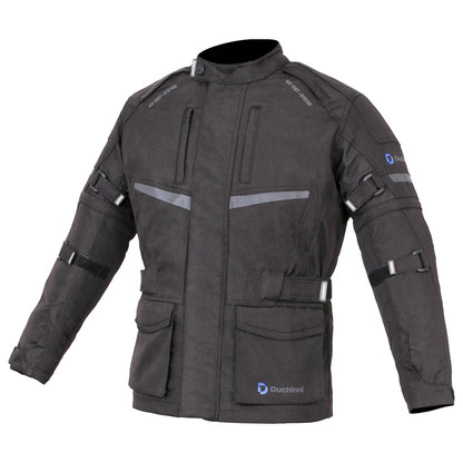Duchinni Kids Youth Motorcycle Textile Black CE Cruiser Jacket