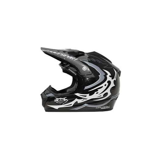 Kids Wulfsport MX Motocross Quad Karting Helmet Flite X Silver / Black